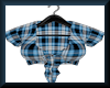 [LM]Her Plaid Top-Blue