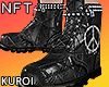 [K] grunge combat boots