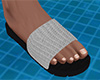 Gray Knit Sandals (M)