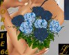 Flowers Bridesmaid Blue