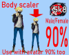 90% Teens BodyScaler M/F