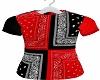 Bandana Tee RedBlack