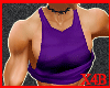 X4B muscle  tank purple