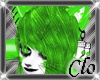 [Clo]Socky Green Hair M