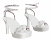 Liza White Heels