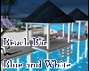 Beach Bar Blue and white