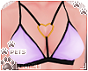 [Pets] Heart bra | Lilac