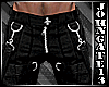 Gothic Dark Belted Pants
