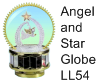 Angel and star globe