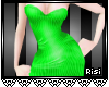 R! Mini Dress - Green