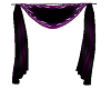 purple n black curtain