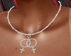 Lesbian Sign Necklace