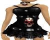 Goth Skull Mini Dress