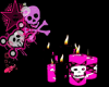 Pink Emo Candles