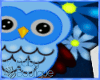 {liz} Baby Blue owl Rug