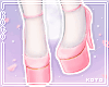 琴. Witch heels pink 2