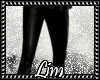 Black Leather Jeans M/F