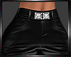E* Black Leather Pants