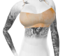 Orange Tatted Crop | JAE