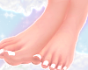 Cute White Feet