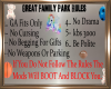Family Park Ruls Sign