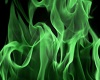 Green Fire Background