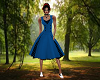 Blue 50's Style dress