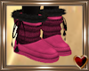 Hawt Pink Fur Boots