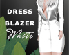 Dress Blazer | White
