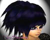 Satin black/purple hair