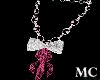 M~Sweet bow necklace