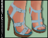 K. Nubia Blue Heels