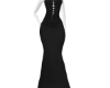 black gown