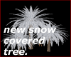 new snow covered tree