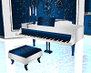 Blue-White Xmas Piano