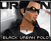 [8z] Black urban polo