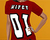 Wifey 01 Shirt Red (F)