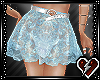 S Blue Lace Skirt