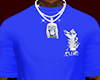 T Shirt Amiri Garde Blue