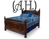 (A.H.) Blue Tudor Bed