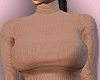 E* Beige Ribbed Top
