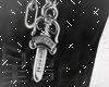 chrome dagger keychain