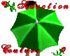 Green on Green Umbrella