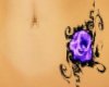 Rose Belly tat Purple