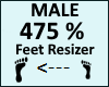 Feet Scaler 475% Male