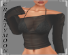 *CM*QUEENIE TOP-BLACK