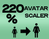 Avatar Scaler 220%