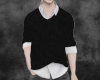 black sweater