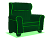 crazy green couch