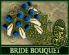 Bride Bouquet Navy Blue